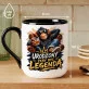 Kubek Z Nadrukiem Na Urodziny Prezent Dla Mężczyzny: Urodzony Do Bycia Legendą Kubek Z Nadrukiem Na Urodziny Prezent Dla Mężczyzny: Urodzony Do Bycia Legendą