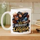 Kubek Z Nadrukiem Na Urodziny Prezent Dla Mężczyzny: Urodzony Do Bycia Legendą Kubek Z Nadrukiem Na Urodziny Prezent Dla Mężczyzny: Urodzony Do Bycia Legendą