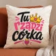 Poduszka Dekoracyjna Dla Córki Prezent Dla Kobiety: Królewska Kontrola