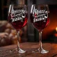 Dwa Kieliszki Do Wina Na Święta Prezent Dla Pary: Mistrzowie Toastu Dwa Kieliszki Do Wina Na Święta Prezent Dla Pary: Mistrzowie Toastu