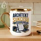 Kubek Z Nadrukiem Dla Współpracownika Prezent Dla Mężczyzny: Architekt Sukcesu Kubek Z Nadrukiem Dla Współpracownika Prezent Dla Mężczyzny: Architekt Sukcesu