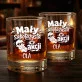 Szklanki Do Whisky z Grawerem Dla Ciężarnej Prezent Na Dzień Mamy Dla Kobiety: Mały Sabotażysta W Akcji