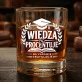 Szklanka Do Whisky Na Zakończenie Studiów Prezent Dla Magistra Mężczyzny: Wiedza Procentuje Szklanka Do Whisky Na Zakończenie Studiów Prezent Dla Magistra Mężczyzny: Wiedza Procentuje