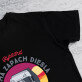 Kocha zapach diesla o poranku - Czarna koszulka męska