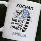 Kocham nie być w pracy - Personalizowany Kubek