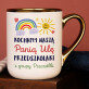 Kochamy naszą przedszkolankę - Kubek ceramiczny ze złotym rantem