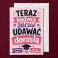 Kartka z Życzeniami Na Zakończenie Studiów Dla Magistra Kobiety: Magisterka Z Humorem Kartka z Życzeniami Na Zakończenie Studiów Dla Magistra Kobiety: Magisterka Z Humorem