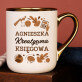 Kreatywna księgowa - Kubek ceramiczny ze złotym rantem