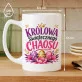 Kubek Z Nadrukiem Na Wielkanoc Prezent Dla Kobiety: Królowa Świątecznego Chaosu Kubek Z Nadrukiem Na Wielkanoc Prezent Dla Kobiety: Królowa Świątecznego Chaosu