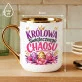 Kubek Z Nadrukiem Na Wielkanoc Prezent Dla Kobiety: Królowa Świątecznego Chaosu Kubek Z Nadrukiem Na Wielkanoc Prezent Dla Kobiety: Królowa Świątecznego Chaosu