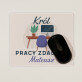 Król pracy zdalnej - Podkładka pod myszkę