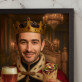 Król z piwem i kebabem - Królewski portret Król z piwem i kebabem - Królewski portret