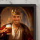 Król z piwem - Królewski portret Król z piwem - Królewski portret