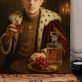 Król z whisky - Królewski portret Król z whisky - Królewski portret