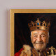 Królewscy dziadkowie z wnuczką - Królewski portret