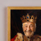 Królewscy dziadkowie z wnukiem - Królewski portret