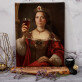 Królowa z winem - Królewski portret