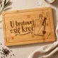 Deska Do Krojenia Dla Bratowej Prezent Dla Kobiety: Ostra Bratowa Deska Do Krojenia Dla Bratowej Prezent Dla Kobiety: Ostra Bratowa