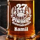 Kufel Personalizowany z Grawerem Dla 27 Latka Prezent Na 25 Urodziny Dla Mężczyzny: Retro Piwne Lata