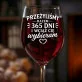 Kieliszek Do Wina Na Pierwszą Rocznicę Związku Prezent Na Walentynki Dla Kobiety: 365 Dni Wciąż Wybieram