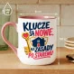 Kubek Z Nadrukiem Na Nowe Mieszkanie Prezent Dla Kobiety: Klucze Są Nowe Kubek Z Nadrukiem Na Nowe Mieszkanie Prezent Dla Kobiety: Klucze Są Nowe