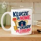 Kubek Z Nadrukiem Na Nowe Mieszkanie Prezent Dla Kobiety: Klucze Są Nowe Kubek Z Nadrukiem Na Nowe Mieszkanie Prezent Dla Kobiety: Klucze Są Nowe
