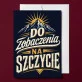 Kartka z Życzeniami Na Pożegnanie W Pracy Dla Mężczyzny: Droga Na Szczyt