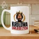 Kubek Z Nadrukiem Na Święta Prezent Dla Kobiety: Królowa Życia Kubek Z Nadrukiem Na Święta Prezent Dla Kobiety: Królowa Życia