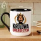 Kubek Z Nadrukiem Na Święta Prezent Dla Kobiety: Królowa Życia Kubek Z Nadrukiem Na Święta Prezent Dla Kobiety: Królowa Życia