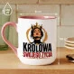 Kubek Z Nadrukiem Na Święta Prezent Dla Kobiety: Królowa Życia Kubek Z Nadrukiem Na Święta Prezent Dla Kobiety: Królowa Życia