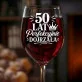 Kieliszek Do Wina Na 50 Urodziny Kobiety Prezent Na 50 Urodziny Dla Kobiety: 50 Lat Perfekcyjnie Dojrzała