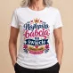 Koszulka Damska Biała Dla Babci Prezent Na Dzień Babci Dla Kobiety: Ciepło Babcinego Domu