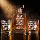 Zestaw Do Whisky Na 50 Rocznicę Ślubu Rodziców Prezent Dla Mężczyzny: Mąż Leżakowany W Miłości