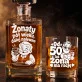 Zestaw Do Whisky Na 50 Lecie Ślubu Prezent Dla Mężczyzny: Żonaty Pół Wieku, Zestaw Do Whisky Na 50 Lecie Ślubu Prezent Dla Mężczyzny: Żonaty Pół Wieku,