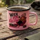 Kubek Emaliowany Na 60 Urodziny Prezent Dla 60 Latki Kobiety: Kawowy Humor Dojrzałości