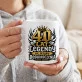 Kubek Z Nadrukiem Dla 40 Latka Prezent Na 40 Urodziny Dla Mężczyzny: Legenda Eksperta Kubek Z Nadrukiem Dla 40 Latka Prezent Na 40 Urodziny Dla Mężczyzny: Legenda Eksperta