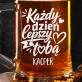 Kufel Personalizowany Dla Chłopaka Prezent Na Dzień Chłopaka Dla Mężczyzny: Każdy Dzień Lepszy Z Tobą