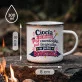 Kubek Emaliowany Dla Cioci Ze Żłobka Prezent Dla Kobiety: Pół Czarodziejka Kubek Emaliowany Dla Cioci Ze Żłobka Prezent Dla Kobiety: Pół Czarodziejka