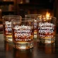Szklanki Do Whisky z Grawerem Na Dzień Babci i Dziadka Prezent Dla Babci i Dziadka Pary: Skarbnica Rodzinnych