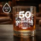 Szklanka Do Whisky Na 50 Urodziny Prezent Dla Kobiety: 50 Lat Na Procentach Szklanka Do Whisky Na 50 Urodziny Prezent Dla Kobiety: 50 Lat Na Procentach