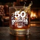 Szklanka Do Whisky Na 50 Urodziny Prezent Dla Kobiety: 50 Lat Na Procentach Szklanka Do Whisky Na 50 Urodziny Prezent Dla Kobiety: 50 Lat Na Procentach