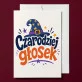 Kartka z Życzeniami Dla Logopedy Dla Mężczyzny: Typograficzny Humor Kartka z Życzeniami Dla Logopedy Dla Mężczyzny: Typograficzny Humor