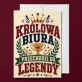 Kartka z Życzeniami Na Odejście Z Pracy Dla Kobiety: Królowa Biura Kartka z Życzeniami Na Odejście Z Pracy Dla Kobiety: Królowa Biura