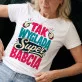 Koszulka Damska Biała Dla Babci Prezent Na Dzień Babci Dla Kobiety: Tak Wygląda Super Babcia