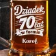 Kufel Personalizowany z Grawerem Dla Dziadka Na 70 Urodziny Prezent: Siedemdziesiątka Z Kufel Personalizowany z Grawerem Dla Dziadka Na 70 Urodziny Prezent: Siedemdziesiątka Z