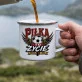 Kubek Emaliowany Dla Fana Piłki Nożnej Prezent Dla Mężczyzny: Piłkarska Duma