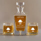 Last Gentleman - Zestaw Grawerowana Karafka I Szklanki Do Whisky Last Gentleman - Zestaw Grawerowana Karafka I Szklanki Do Whisky