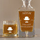 Last Gentleman - Zestaw Grawerowana Karafka I Szklanki Do Whisky Last Gentleman - Zestaw Grawerowana Karafka I Szklanki Do Whisky