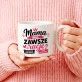 Kubek Z Okrągłym Uchem Dla Mamy Prezent Na Dzień Mamy Dla Kobiety: Królowa Domu Kubek Z Okrągłym Uchem Dla Mamy Prezent Na Dzień Mamy Dla Kobiety: Królowa Domu