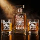 Zestaw Do Whisky Dla Domatora Prezent Dla Mężczyzny: Kapcie, Kanapa, Whisky